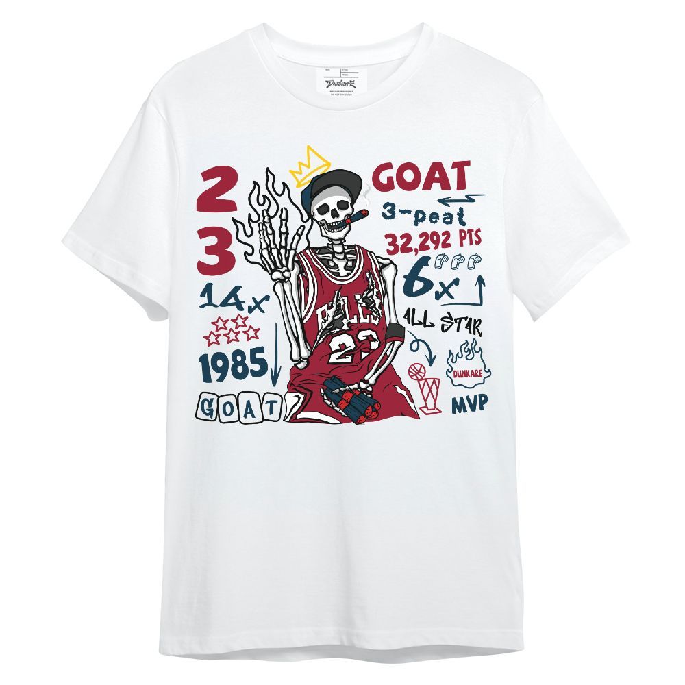 Shirt To Match Mid Multi Color 2022 1s - Number 23 G.0.A.T Streetwear Unisex Shirt