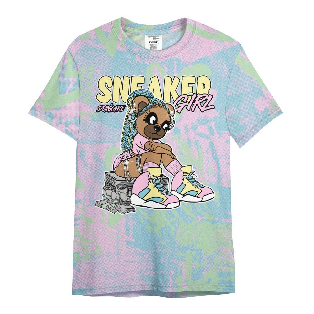Shirt To Match SB Dunk Low Visty - Sneaker Girl Bear Heart Grunge All Over Print