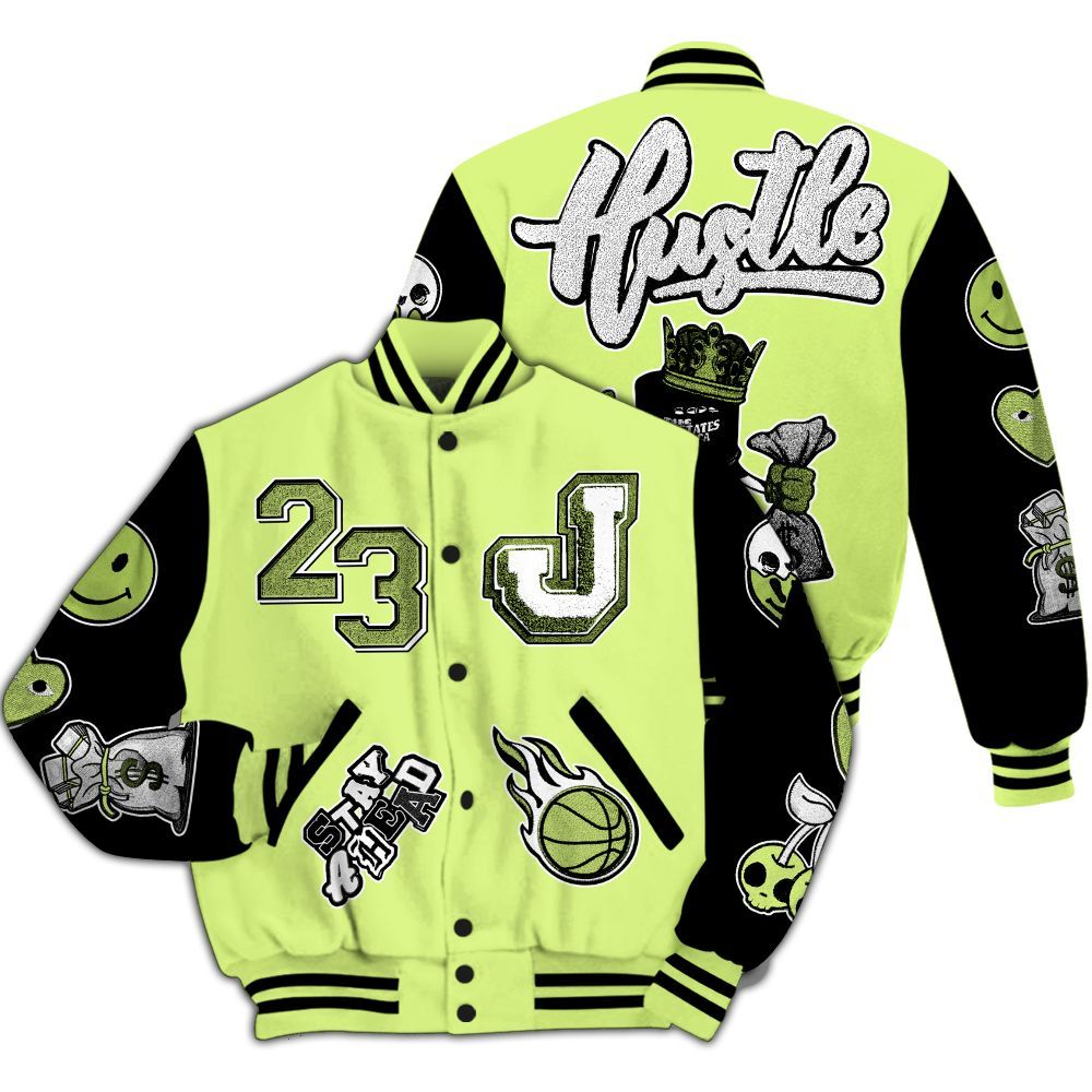 Varsity Jacket To Match Air Max SNDR Volt - Hustles Money Number 23 All Over Print