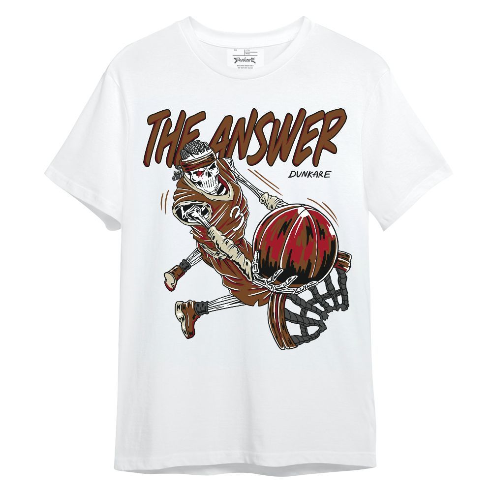 Shirt To Match Archaeo Brown 5s - The Answer Skeleton Unisex Shirt
