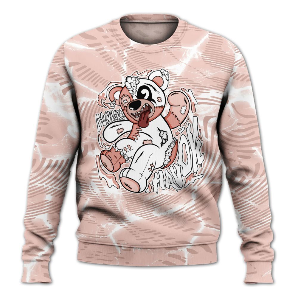 Dunkare Low Legend Pink 11s Shirt - Havok Bear All Over Print Unisex Sweatshirt