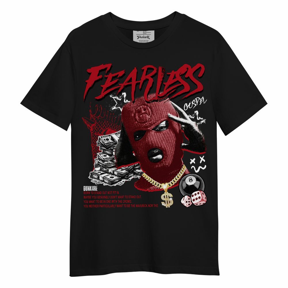 Shirt To Match Bred Velvet 11s - Fearless Gospel Streewear Money Unisex Shirt