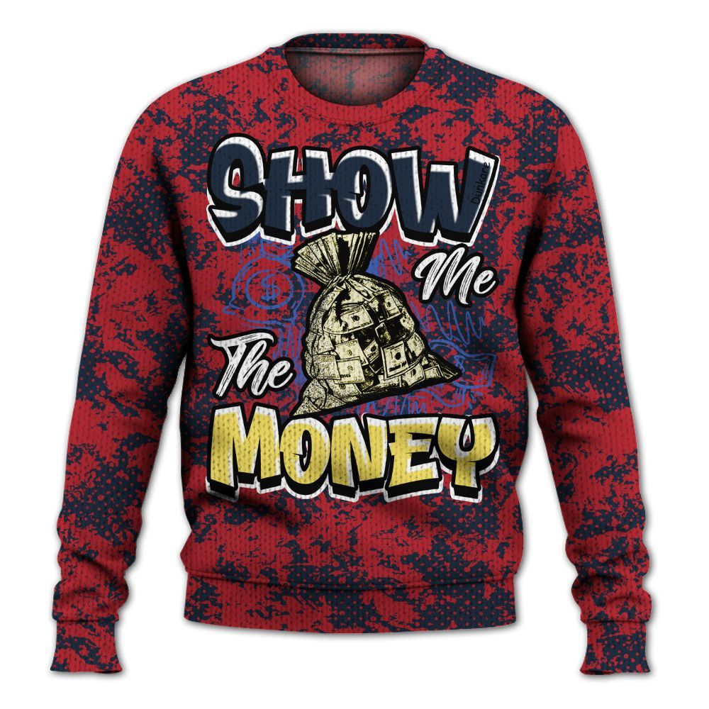 Knitted Sweater To Match Dunk Low COJP What The 2024 - Show Me The Money Retro
