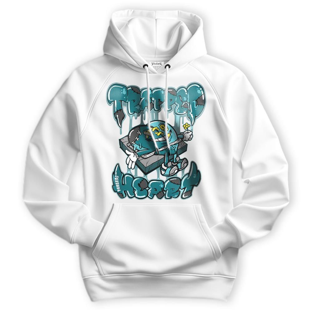 Sweatshirt To Match Oxidized Green 4s Hoodie - Trapped Heart Graphic Hoodie Unisex