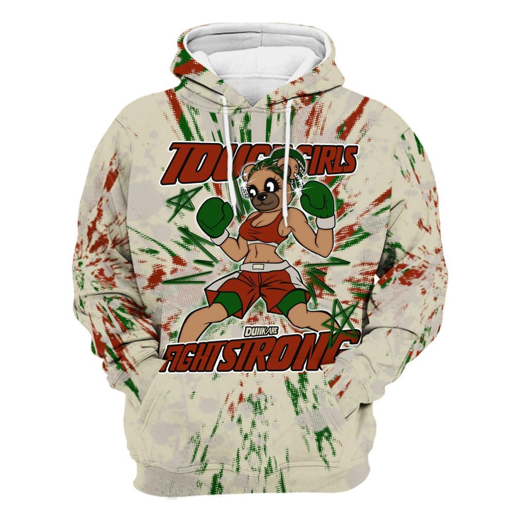 Hoodie To Match El Grito 5s - Gritty Girls Bear Luxury All Over Print