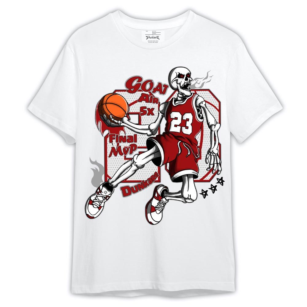 Shirt To Match Red Taxi 12s - 23 G.O.A.T Basketball Shirt Red Taxi 12s Outfit