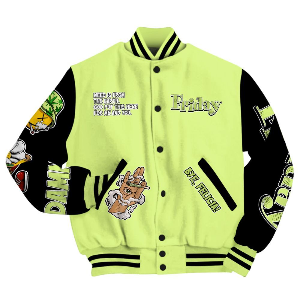 Varsity Jacket To Match Air Max SNDR Volt - Friday Sneaker Stress Style All Over Print