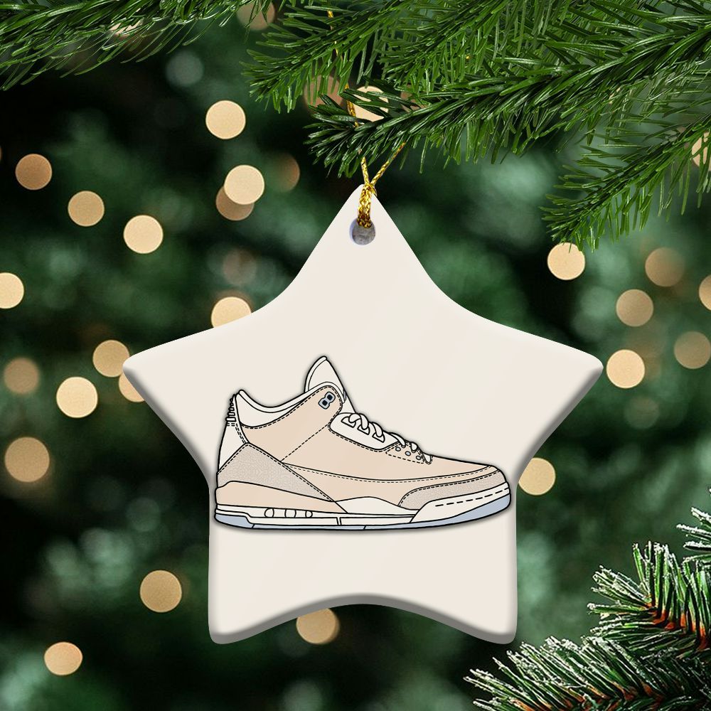 Desert Sand 3s Ceramic Ornaments