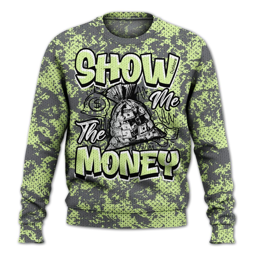 Knitted Sweater To Match Smoke Grey Volt TR 1s - Show Me The Money Retro