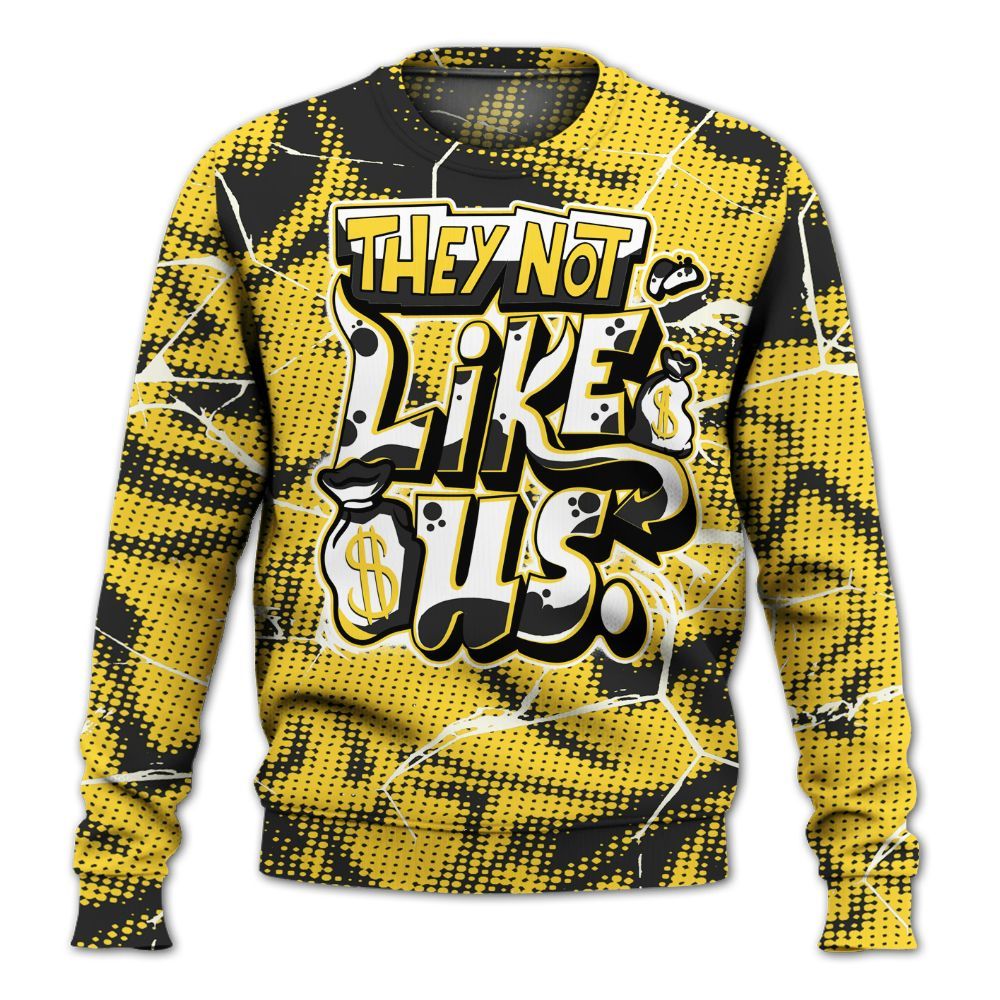 Sweatshirt To Match Mid New Love 2025 1s - Dislike Us Crack All Over Print