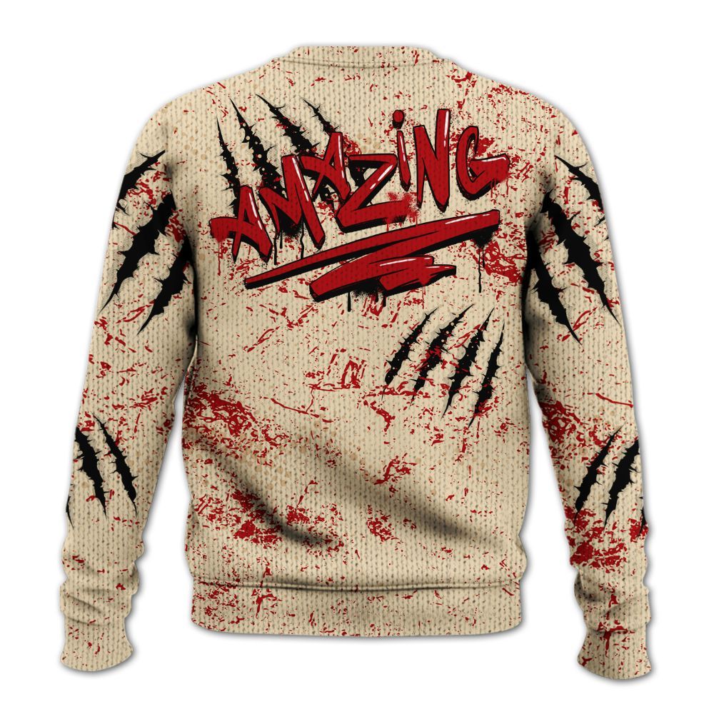 Sweater To Match Dunk Low Strawberry Waffle - God Blessed Graphic