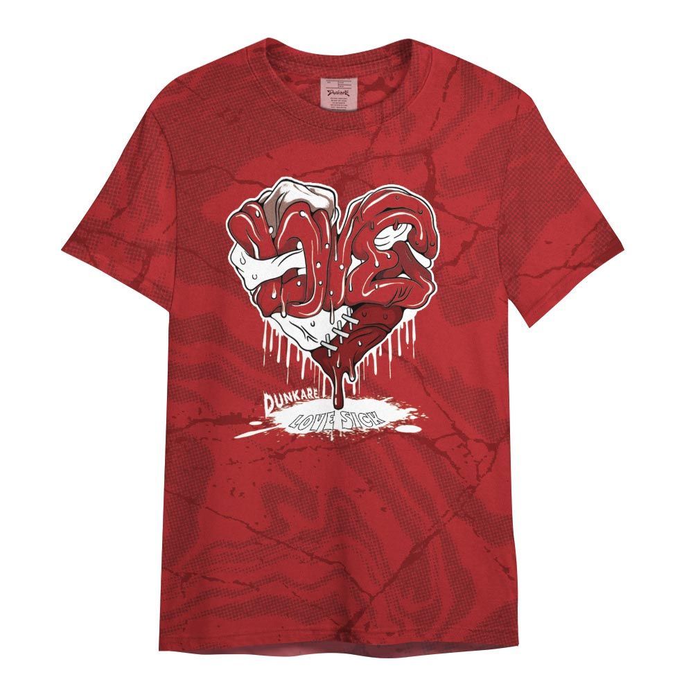 Shirt To Match Red Taxi 12s - Love Sick Crazy Shirt Unisex