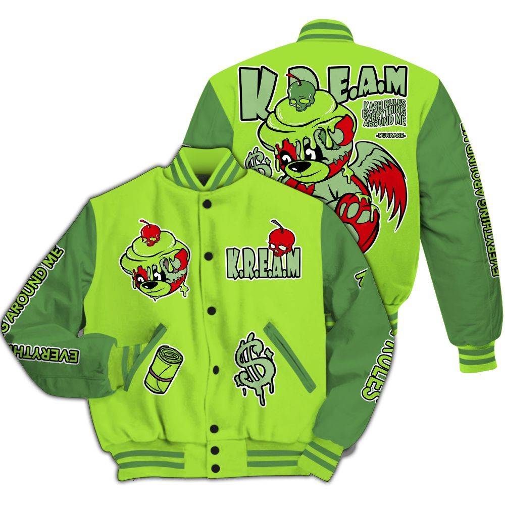 Varsity Jacket To Match Kobe 6 SE Grinch - Loot Bear All Over Print