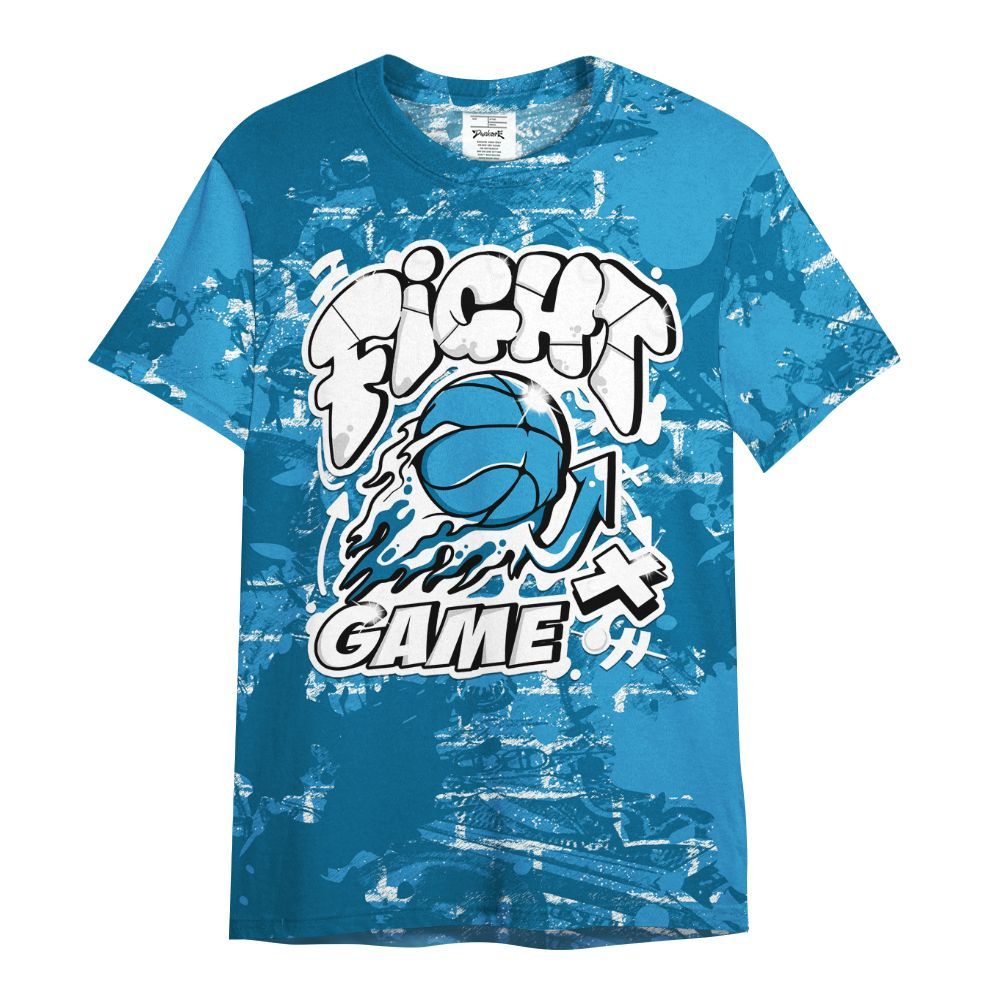 Shirt To Match Powder Blue 9s - Fighter Games Graphic Street Art All Over Print