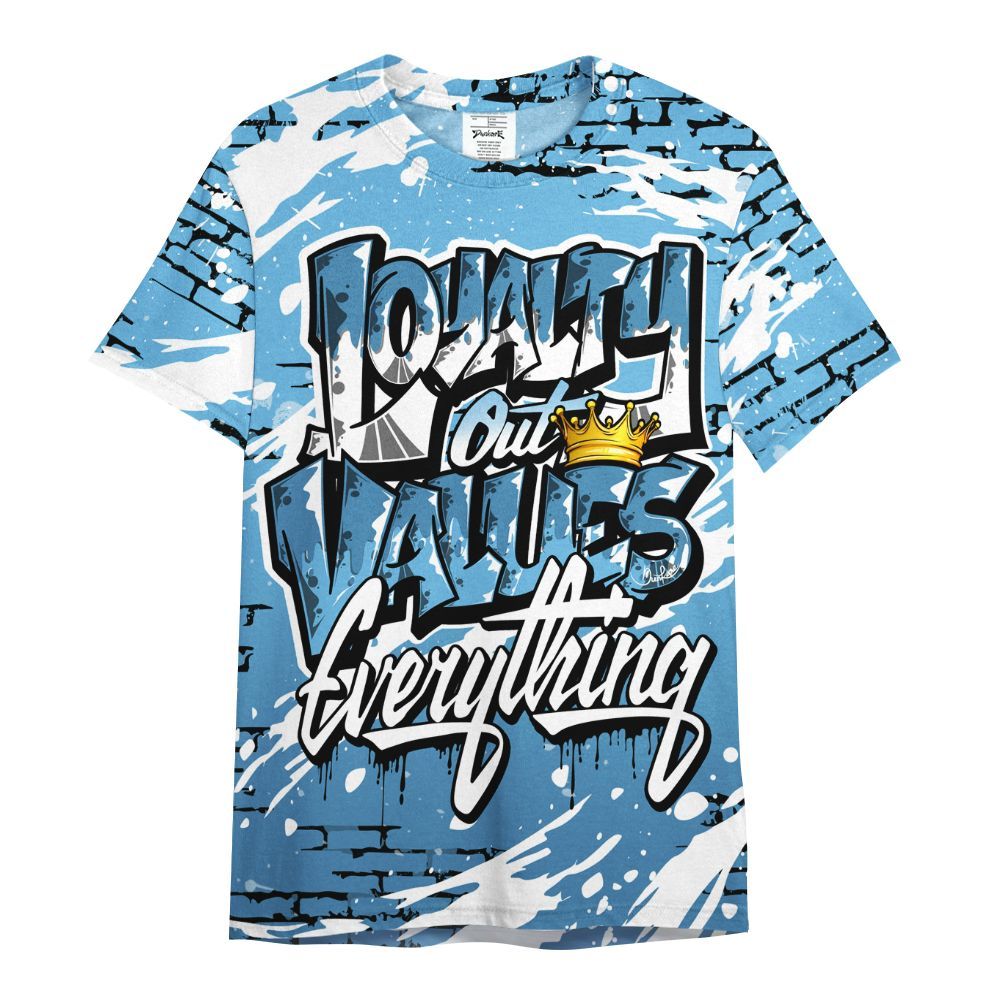 Shirt To Match Melo 12s - Values Of Loyalty Drip All Over Print