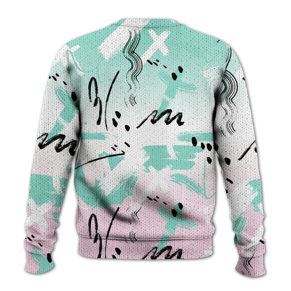 Knitted Sweater To Match Retro Easter 5s - Money Hustle Grind Pray