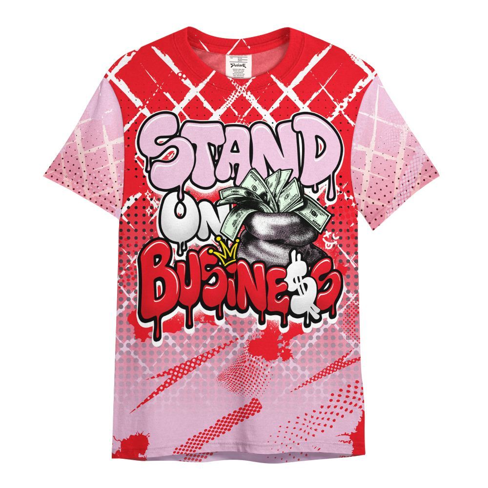 Shirt To Match Zoom Vomero 5 Valentine's Day 2025 - Halftone Stand Business Dripping All Over Print