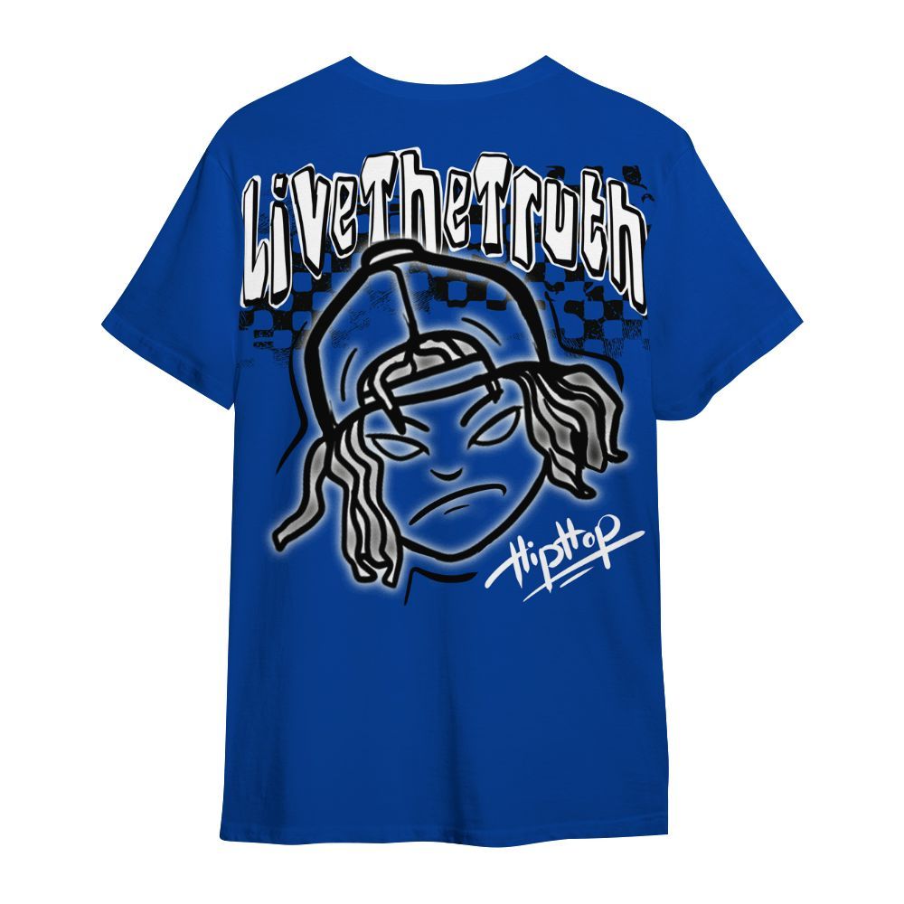 Shirt To Match Hyper Royal 12s - Feel Life Street Style All Over Print