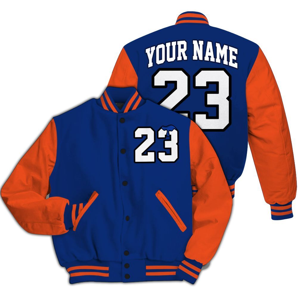 Varsity Jacket To Match Suede GS League - Custom Name Number 23 Drip All Over Print