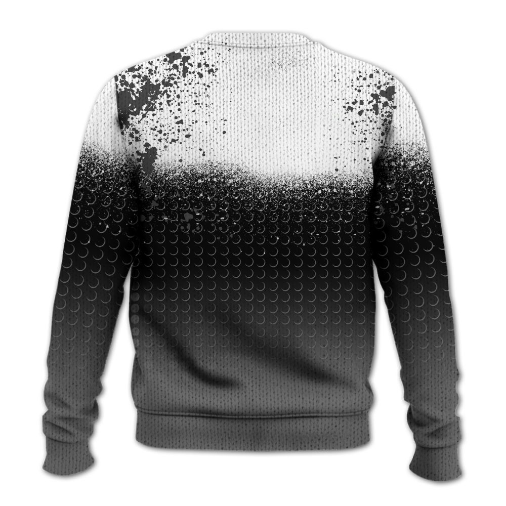 Knitted Sweater To Match Retro Stealth 12s - Halftone Time Is Money