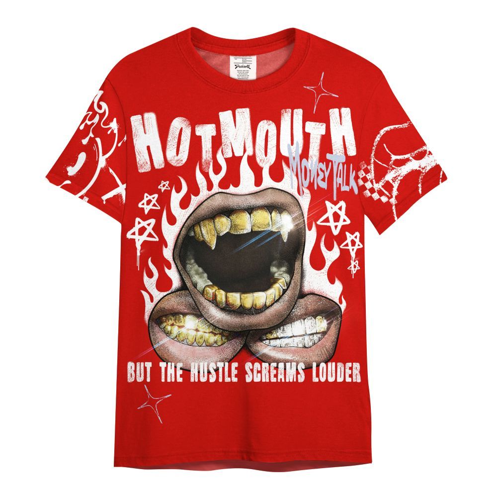 Shirt To Match Fire Red 6s - Mouth Burning Street Style All Over Print