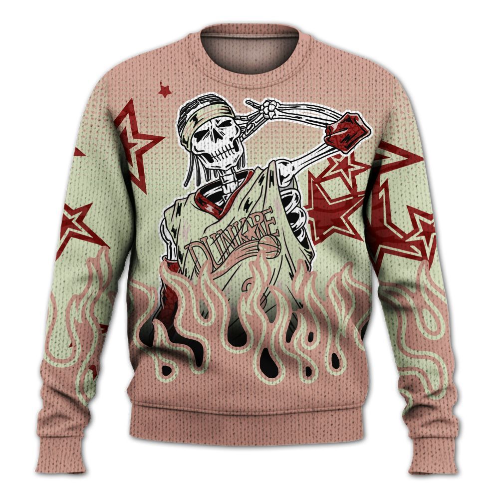 Knitted Sweater To Match Valentines Day 3s - Allen Answer Unique Fire Custom Name