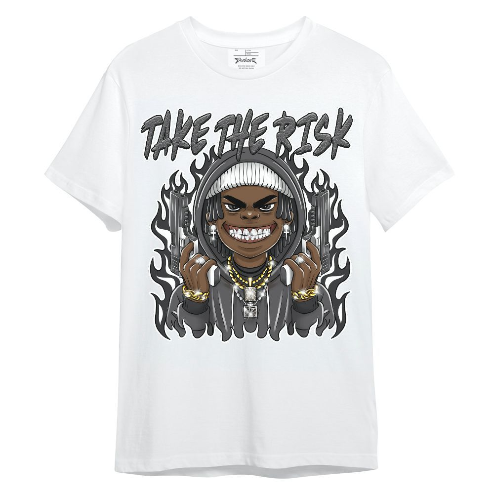 Shirt To Match White Thunder 4s - Take The Risk Unisex Shirt