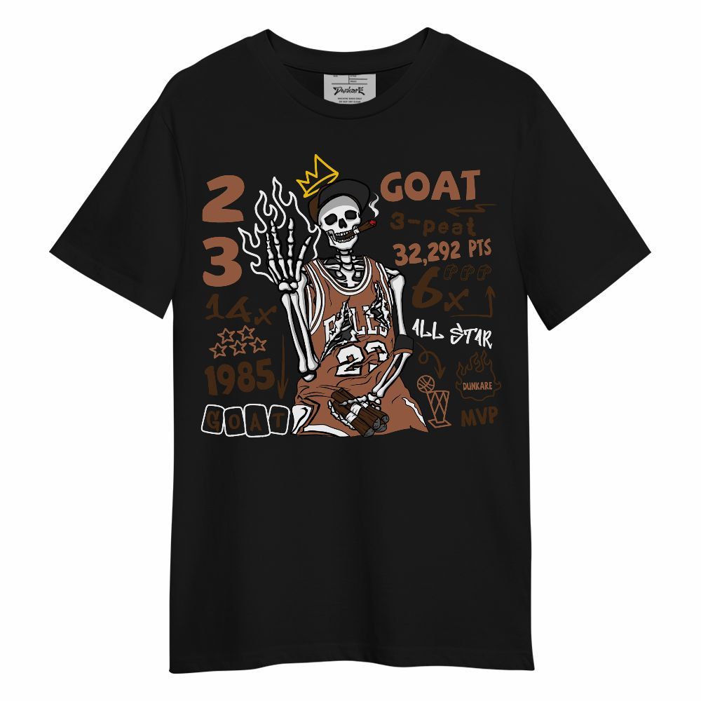 Shirt To Match Air Foamposite Metallic Copper - Number 23 G.0.A.T Streetwear Unisex Shirt