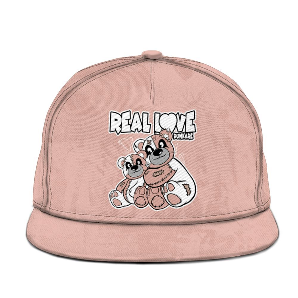 Snapback To Match Dunk Low Pink Velvet - Sincere Fondness Bear Graphic