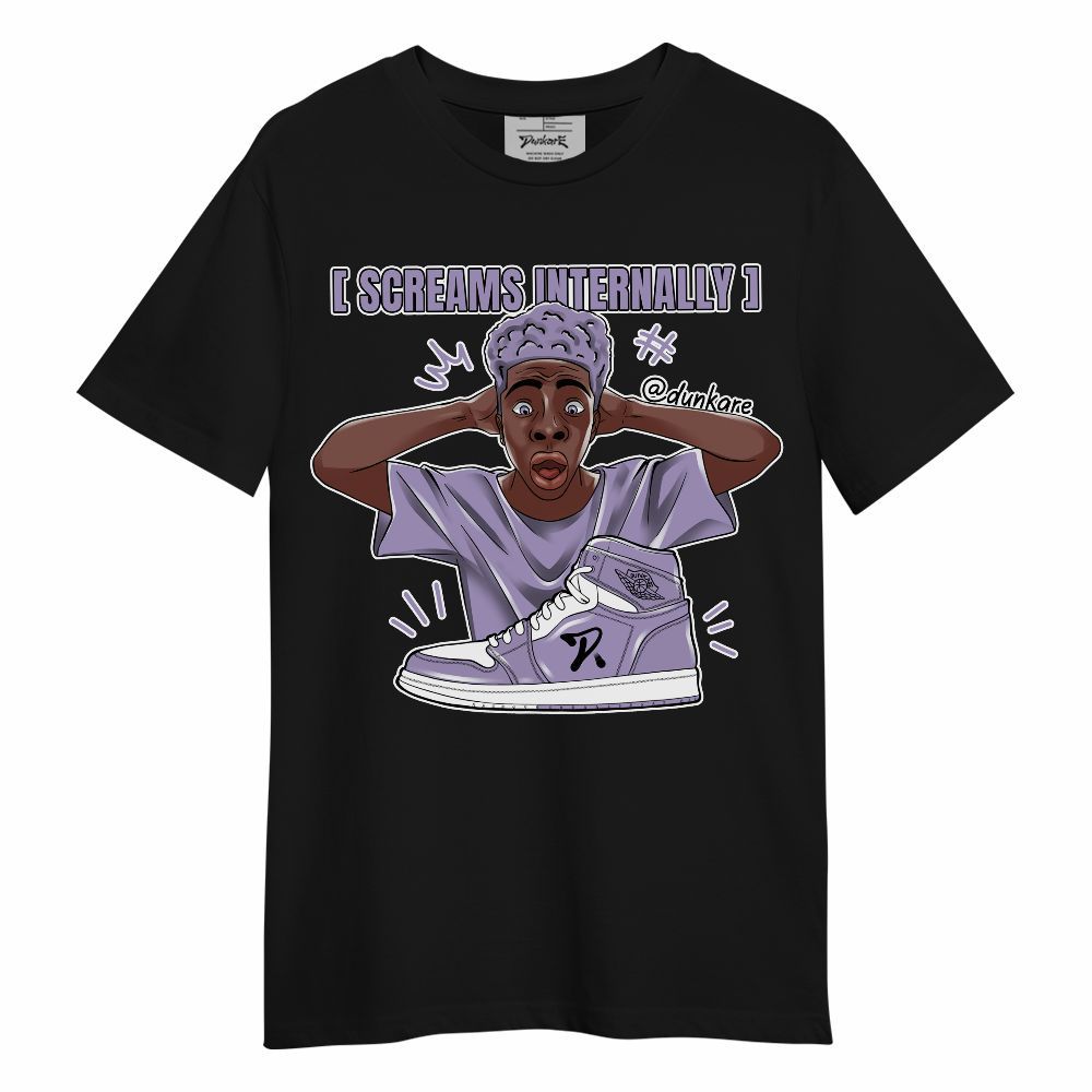 Shirt To Match Low Pure Violet 11s - Scream Internally Unisex Shirt