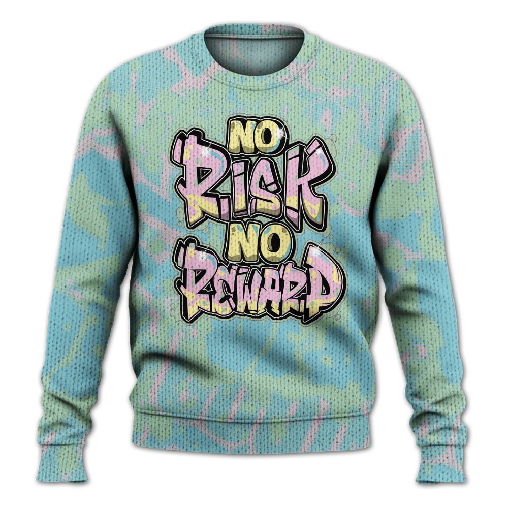 Knitted Sweater To Match SB Dunk Low Visty - No Risks No Reward Street