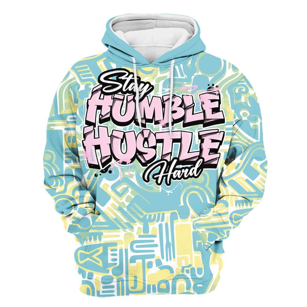 Hoodie To Match SB Dunk Low Visty - Humble Hustle Retro All Over Print