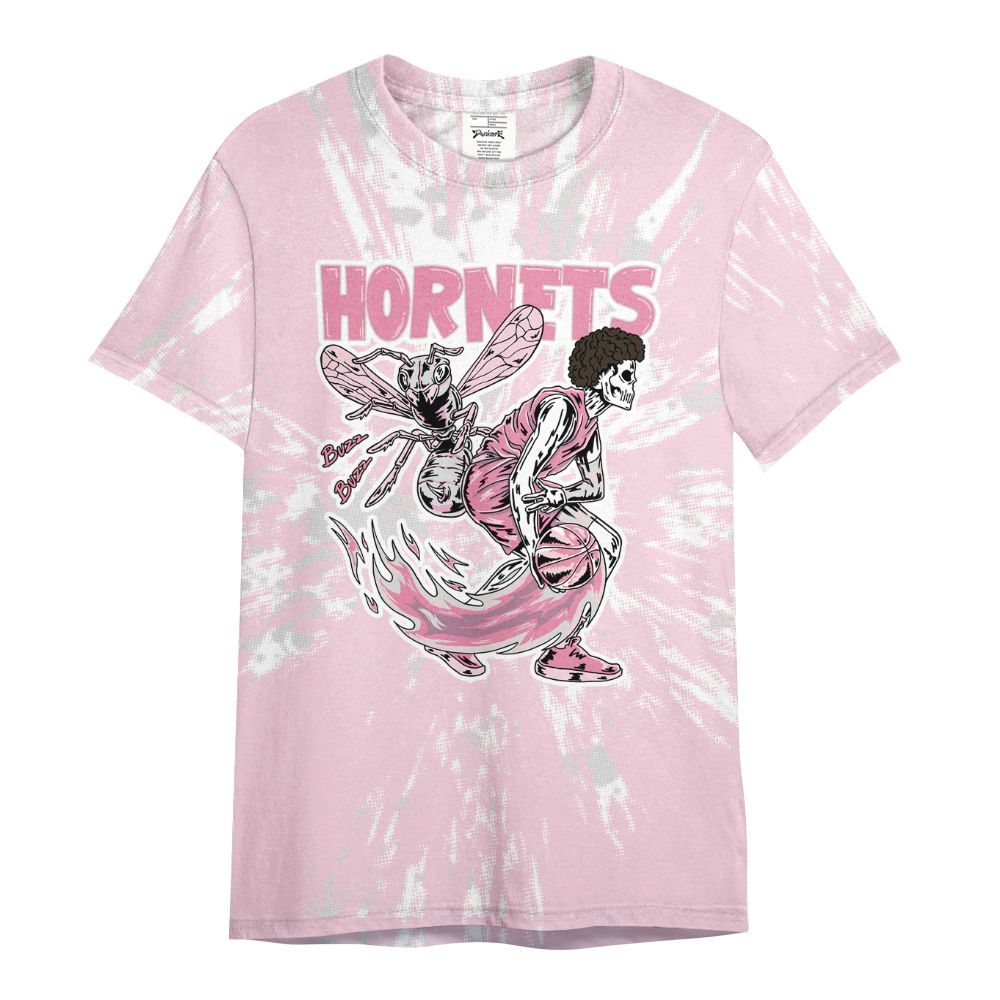 Shirt To Match Orchid 4s - Hornets Skeleton Luxury All Over Print