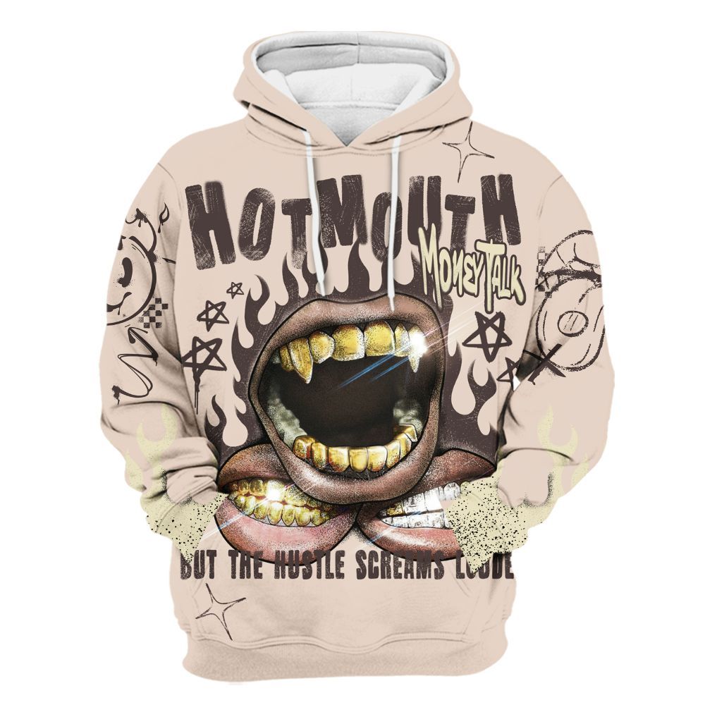 Hoodie To Match A Ma Maniere X Fossil Stone 4s - Mouth Burning Street Style All Over Print