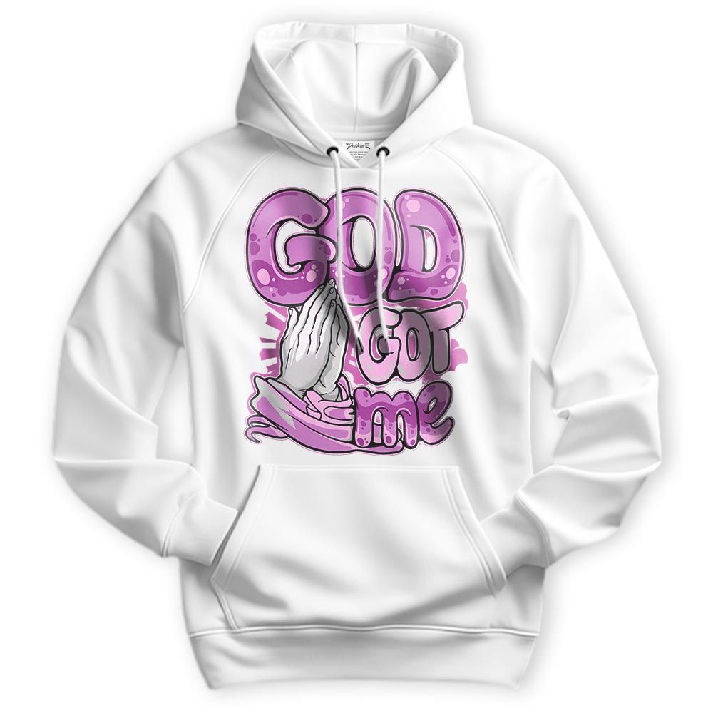 Sweatshirt To Match Hyper Violet 4s Hoodie - God's Gotten Graphic Hoodie Unisex