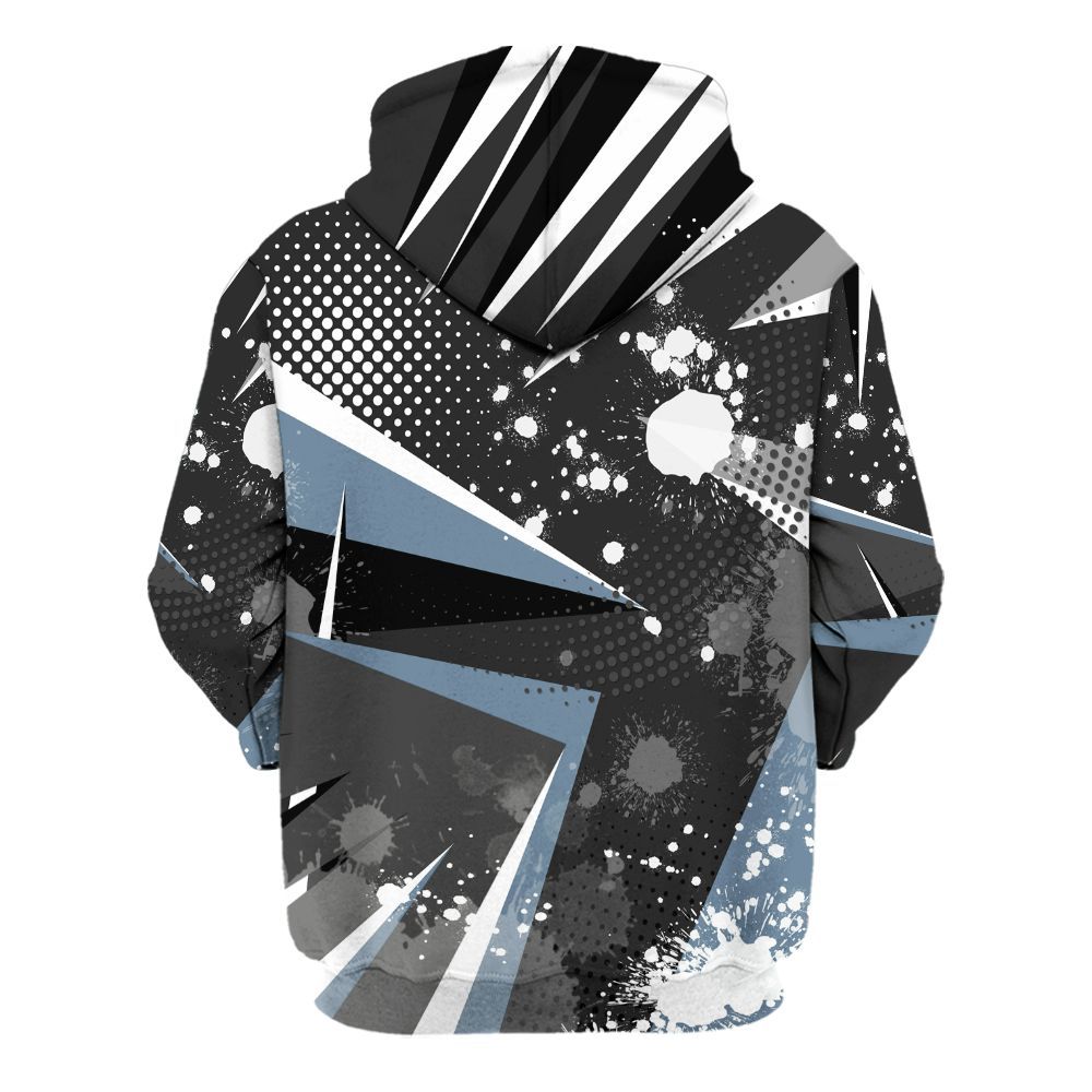 Hoodie To Match Black Chrome 6s - Poly Trust No One Dripping All Over Print