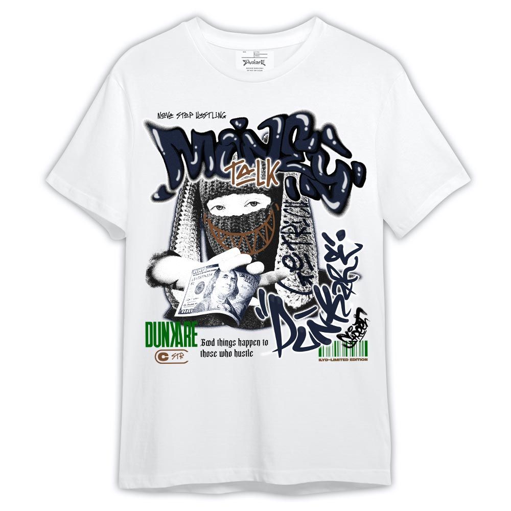 Shirt To Match Midnight Navy 13s - Money Talk Rap Shirt Outfit