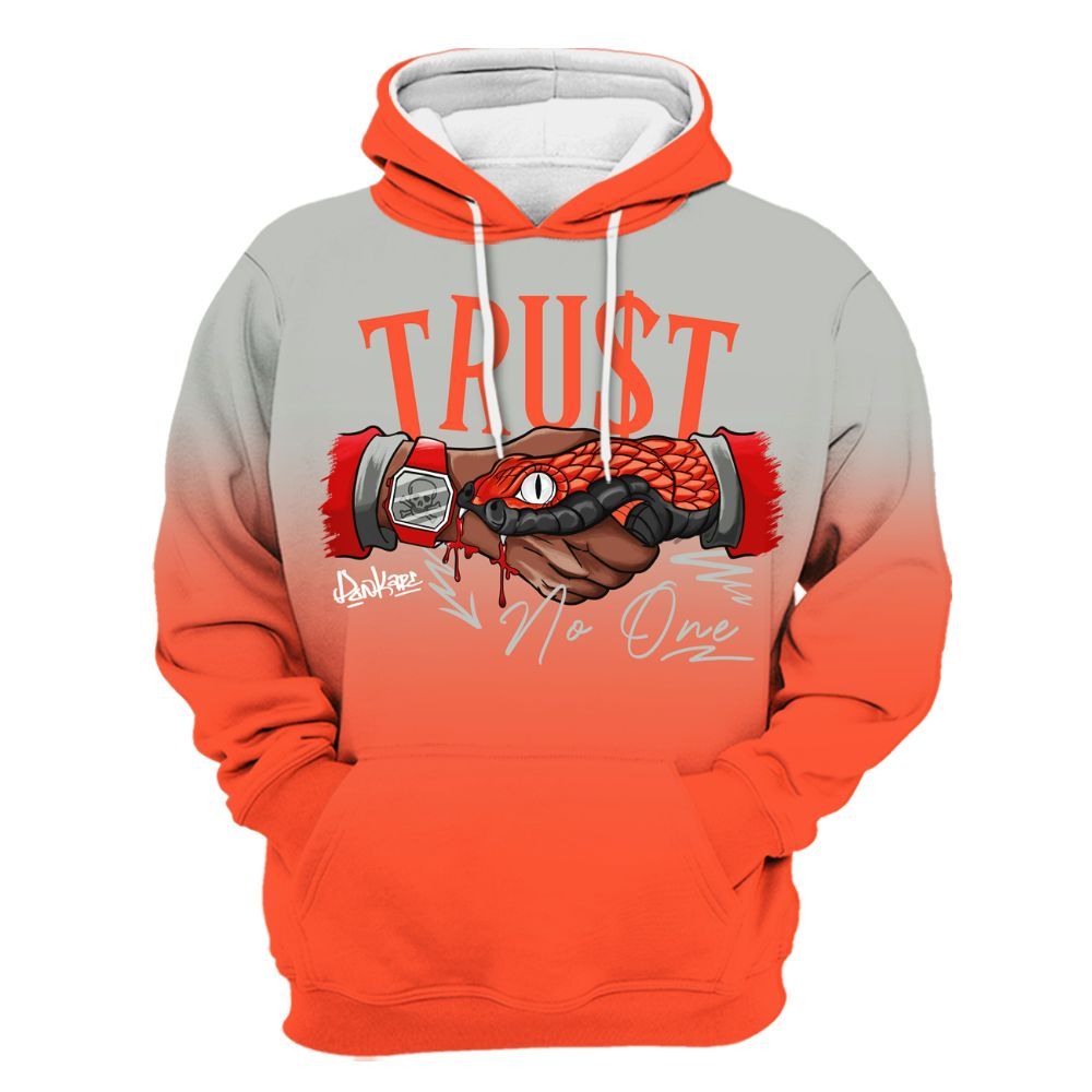 Hoodie To Match Air Max 1 86 Cosmic Clay - Snake Trust No One Drip All Over Print