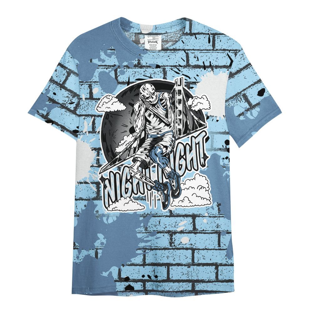Shirt To Match Legend Blue 11s - Seeya Skeleton Brick All Over Print