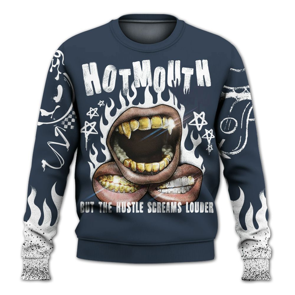 Sweatshirt To Match Retro Olympic 6s - Mouth Burning Street Style All Over Print