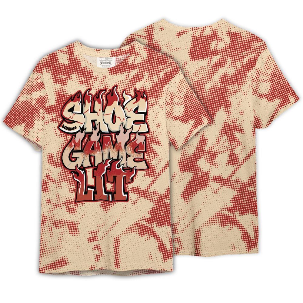 Shirt To Match Dunk Low Strawberry Waffle - Shoe Game Art Shirt Unisex