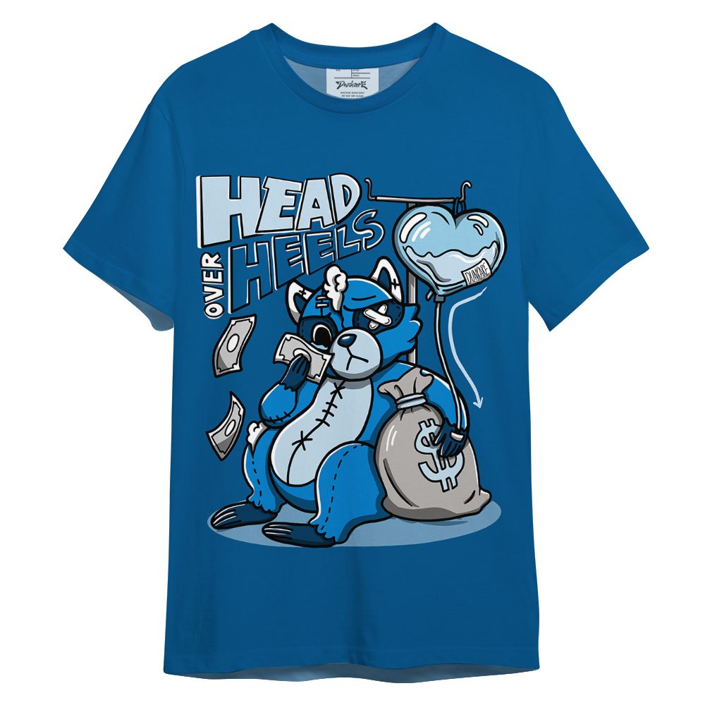 Shirt To Match Industrial Blue 4s T-- Head Over Heels Raccoon Color T-Shirt Unisex
