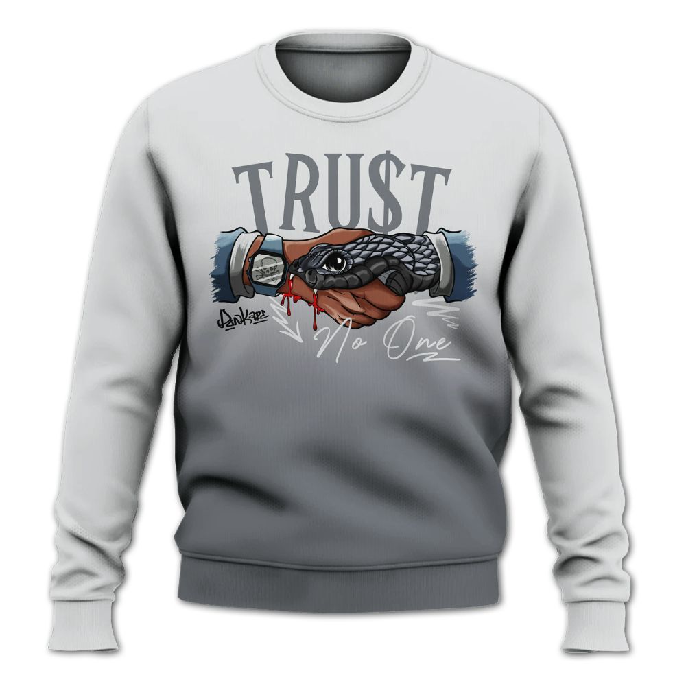 Sweatshirt To Match Air Max DN Silver Bullet - Snake Trust No One Drip All Over Print