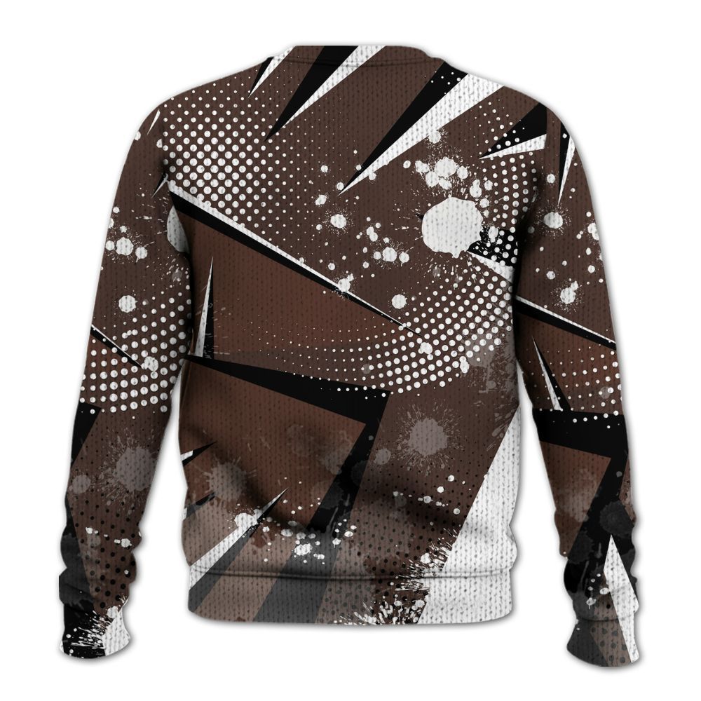 Knitted Sweater To Match SoleFly Cafecito 12s - Poly Trust No One Dripping