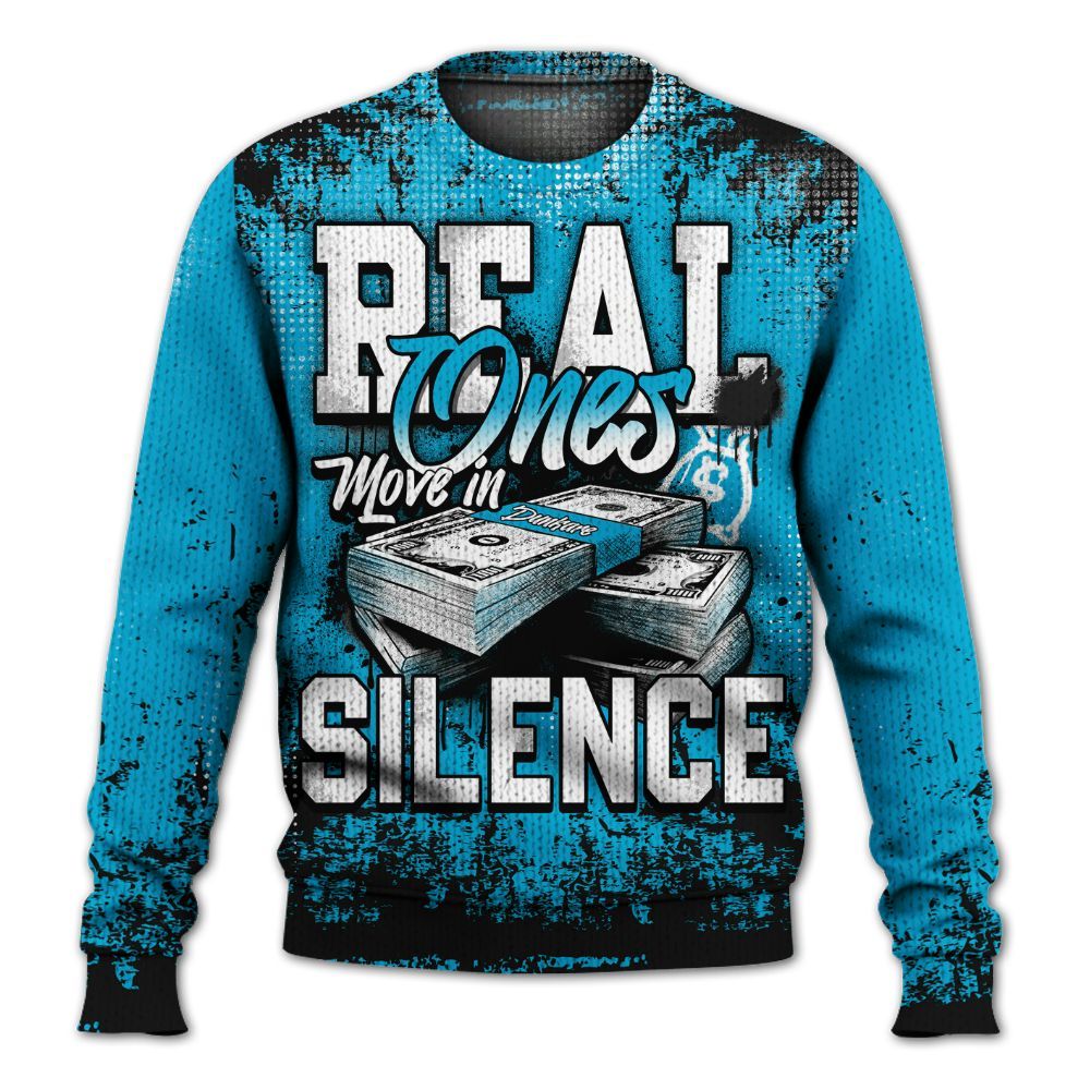 Sweater To Match Ja 3 Jurassic Park Metallic Silver - Move In Silence Money Street Retro Graphic