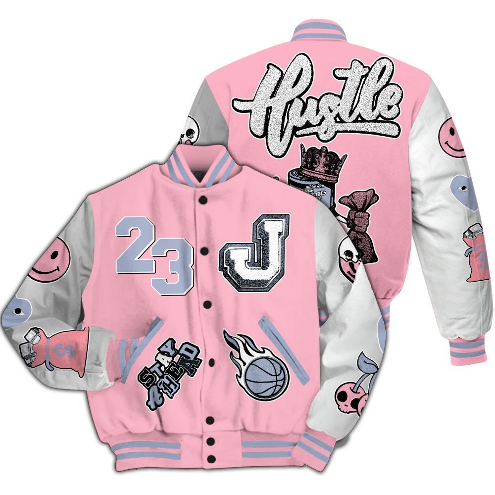 Varsity Jacket To Match Retro 35th Anniversary 5s - Hustles Money Number 23 All Over Print