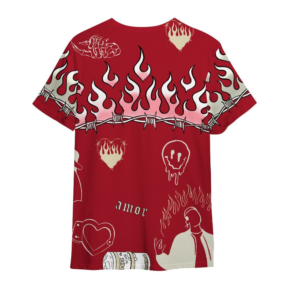 Shirt To Match 2025 High OG Cinnabar 1s - Snake Trust No One All Over Print