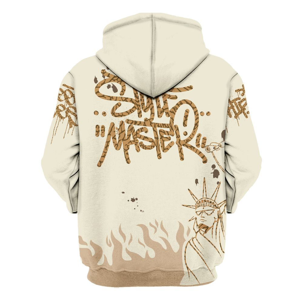 Hoodie To Match Orewood Brown 3s - Graphic Fck Around Find Out All Over Print