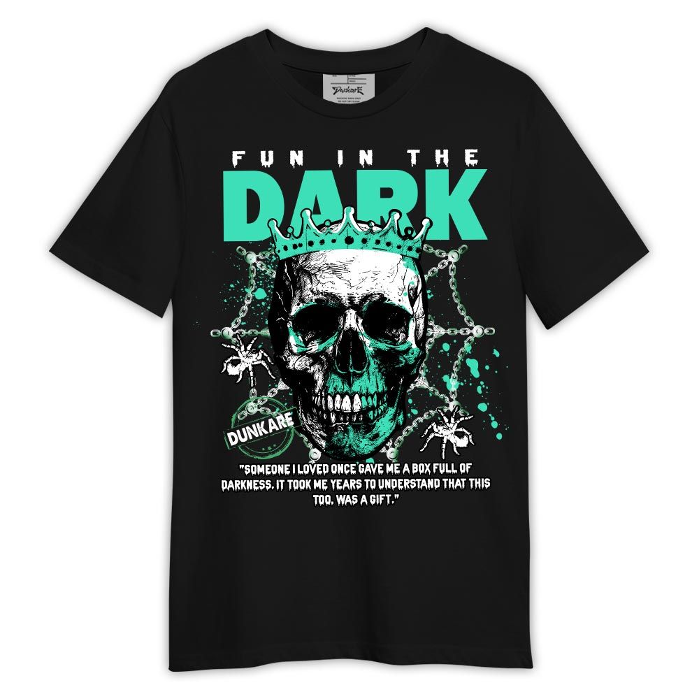 Shirt To Match Shirt Fun In The Dark, 3 Green Glow T-- To Match Sneaker Black Green Glow 3s Graphic Tee 2404 LTRP