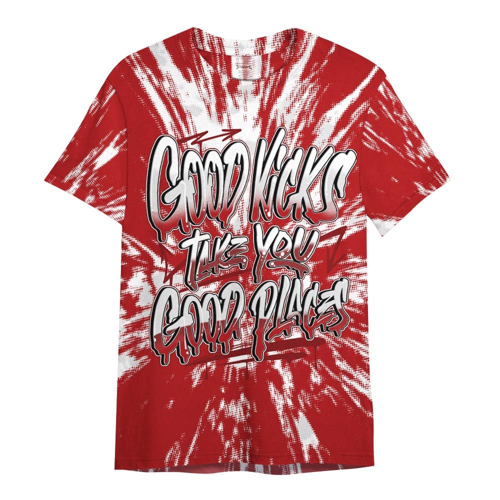 Shirt To Match Red Taxi 12s - Good Kick Good Places Luxury Shirt Unisex